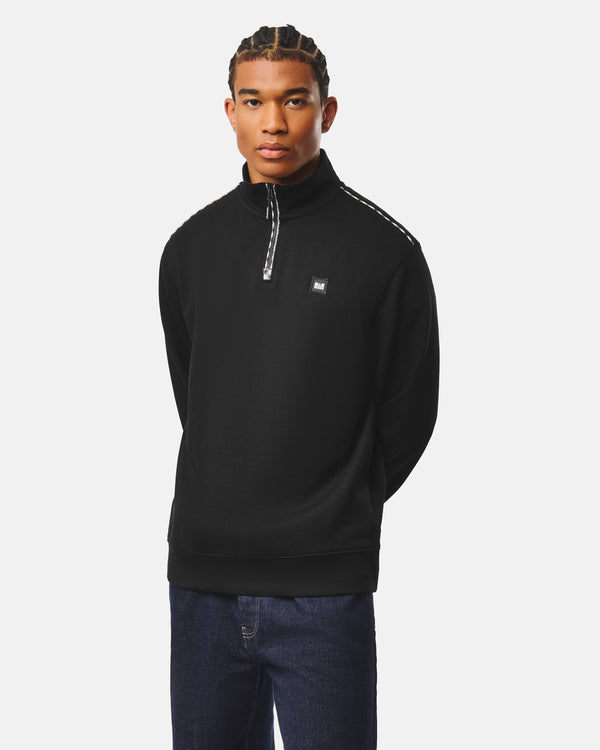 Matisa Quarter Zip Sweatshirt Black