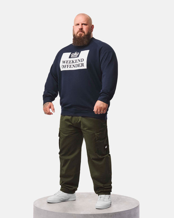 Plus Size - Penitentiary Classic Sweatshirt Navy