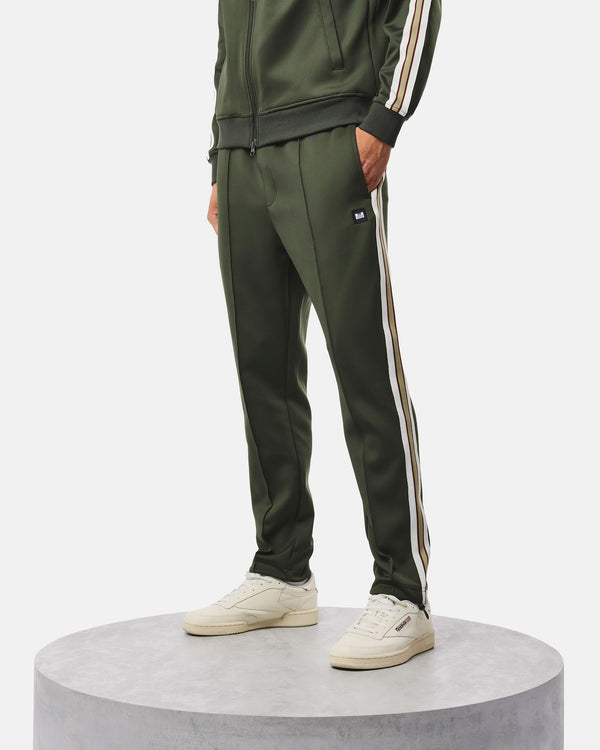 Cultra Track Pants Black Forest Green