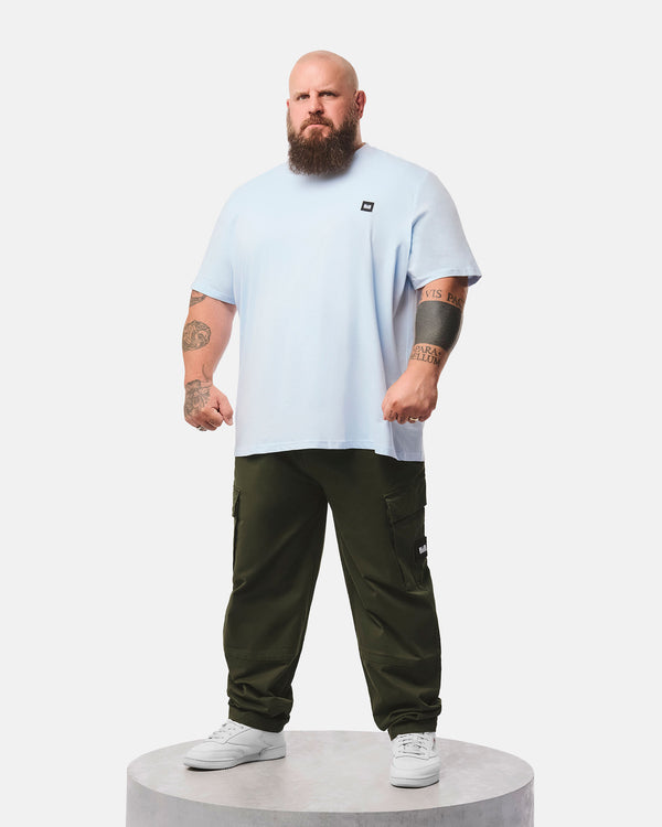 Übergröße – Brooklands T-Shirt Himmelblau