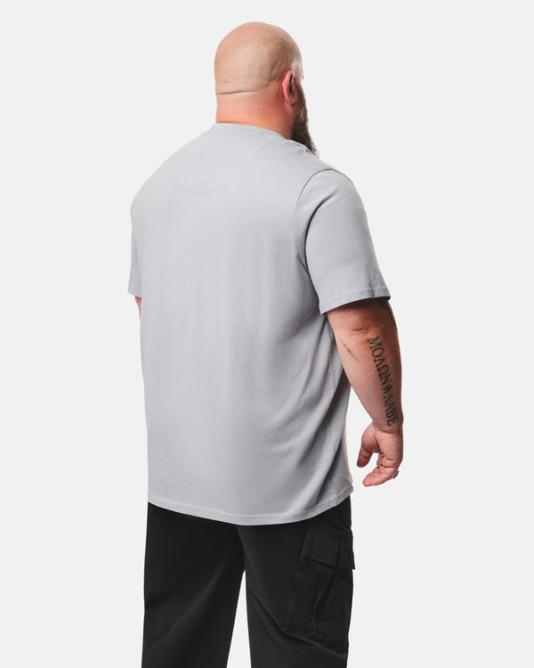 Übergröße – Brooklands T-Shirt, Rauchgrau
