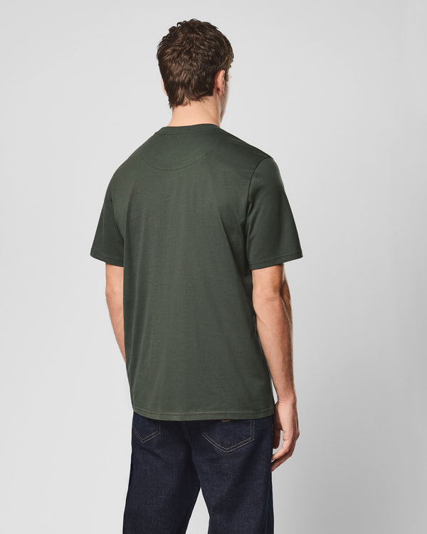 Maglietta Adrar Nero Verde Foresta