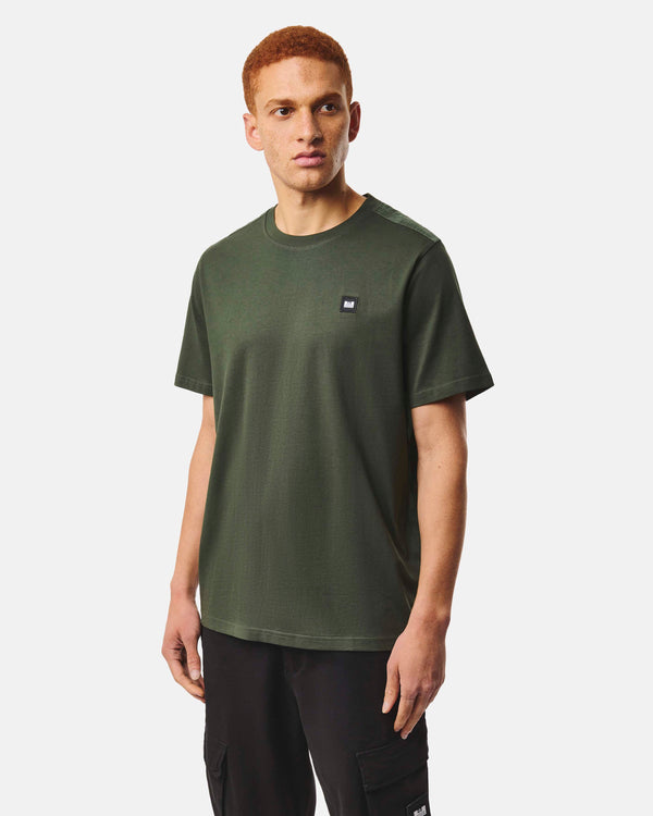 Garcia T-Shirt Black Forest Green