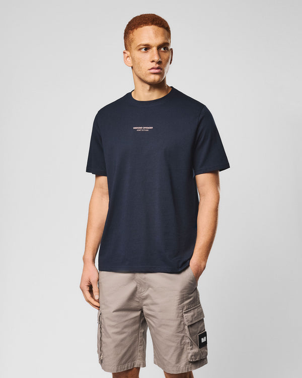 Millergrove T-Shirt Navy/Coral