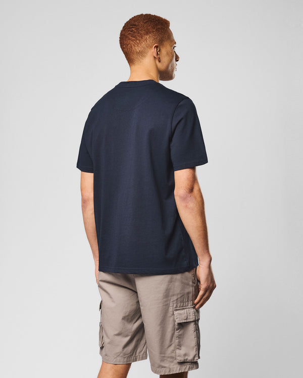 Millergrove T-Shirt Navy/Coral