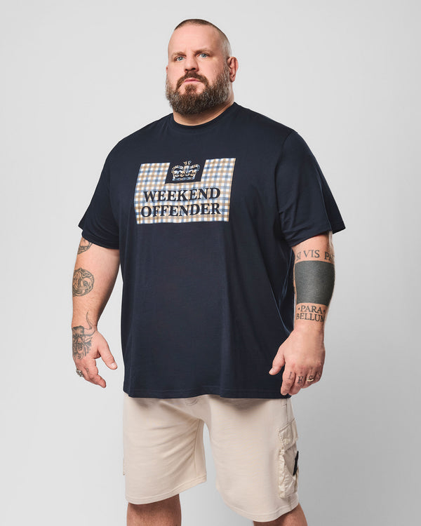 Taglie Forti - T-shirt Shevchenko Blu scuro