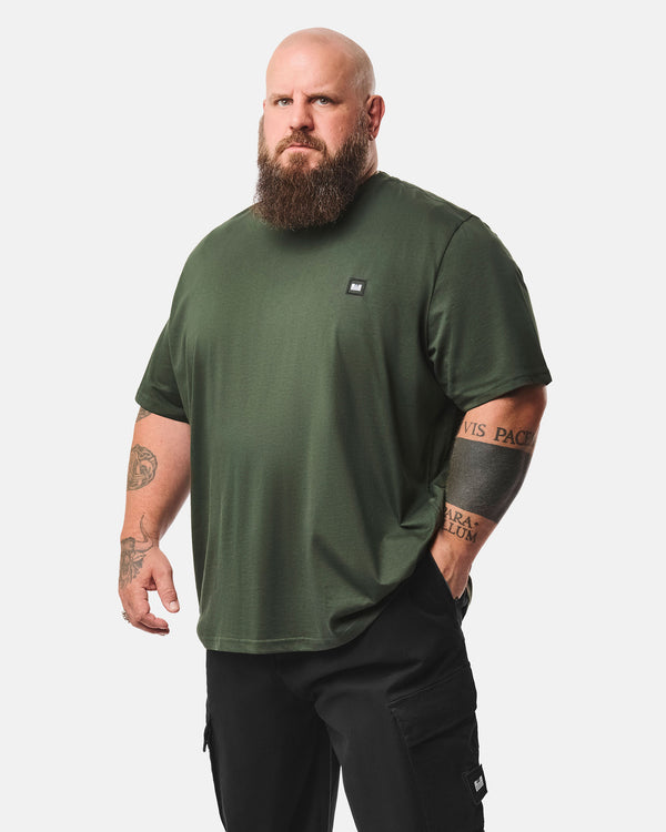 Plus Size - Isley T-Shirt Black Forest Green