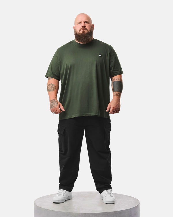 Plus Size - Isley T-Shirt Black Forest Green