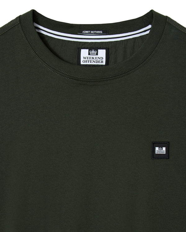 Isley T-Shirt Black Forest Green