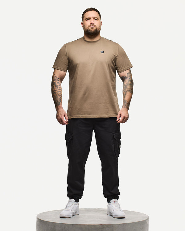 Plus Size - Manuel T-Shirt Tabakbraun