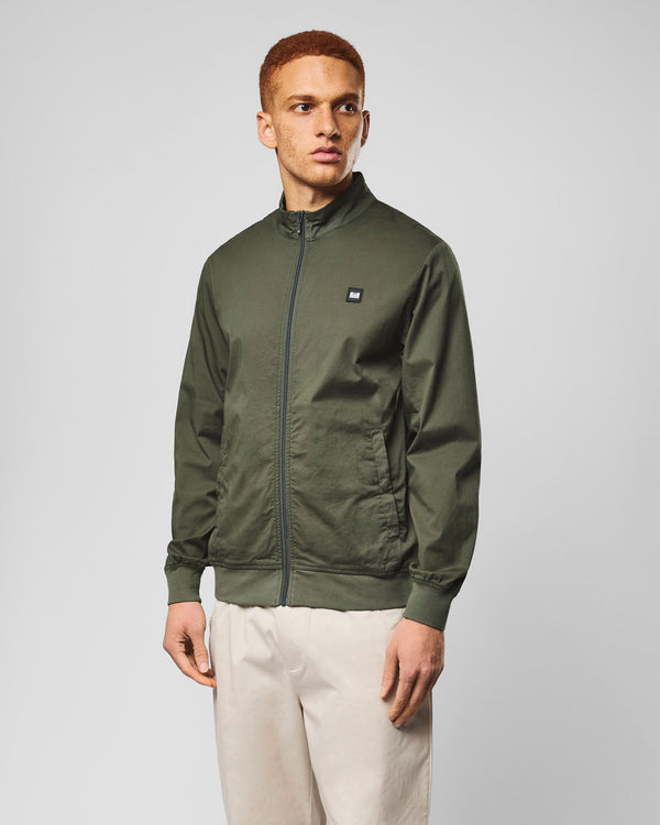 Hemsley Track Top Black Forest Green