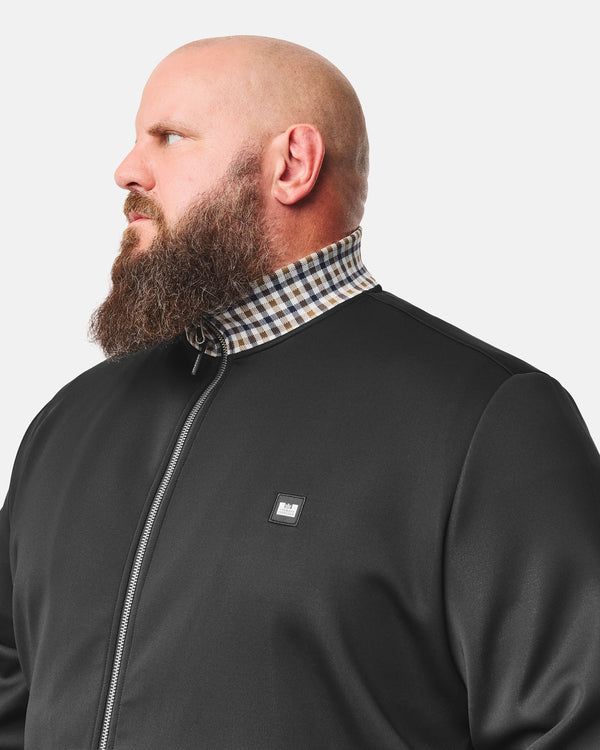Plus Size - Alameda Track Top Black