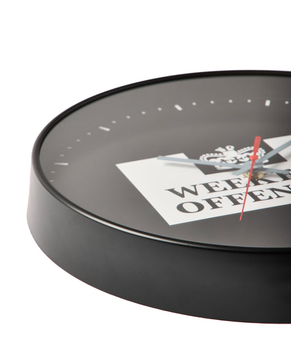 Prison Wall Clock Black