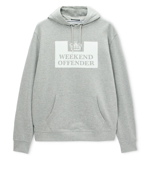 Große Größen - HM Service Classic Hoodie Graumeliert
