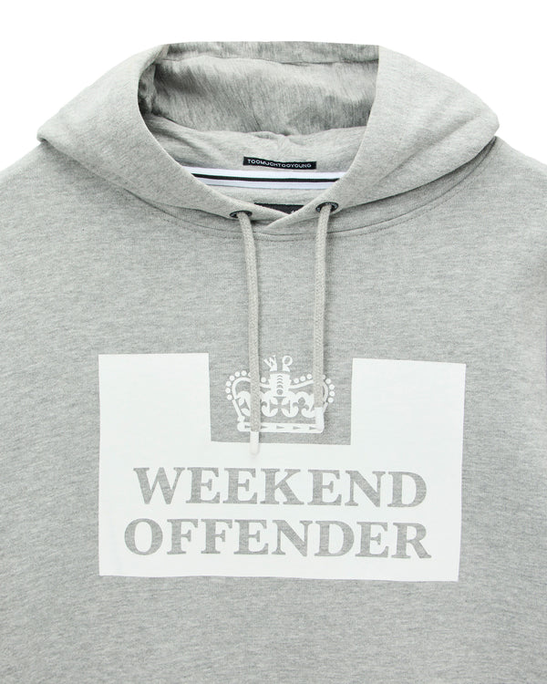 Große Größen - HM Service Classic Hoodie Graumeliert