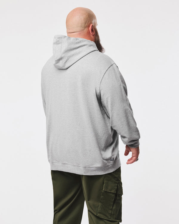 Große Größen - HM Service Classic Hoodie Graumeliert