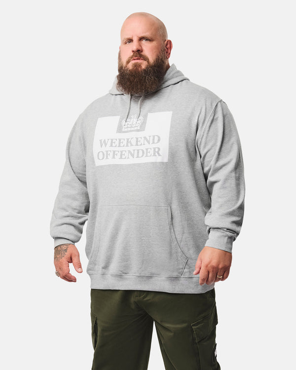 Große Größen - HM Service Classic Hoodie Graumeliert