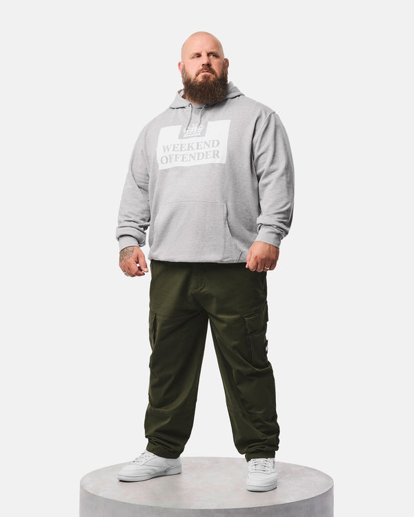 Große Größen - HM Service Classic Hoodie Graumeliert
