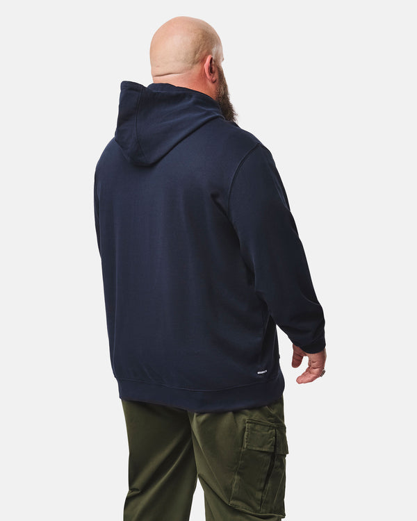 Plus Size - Felpa con cappuccio classica HM Service Navy