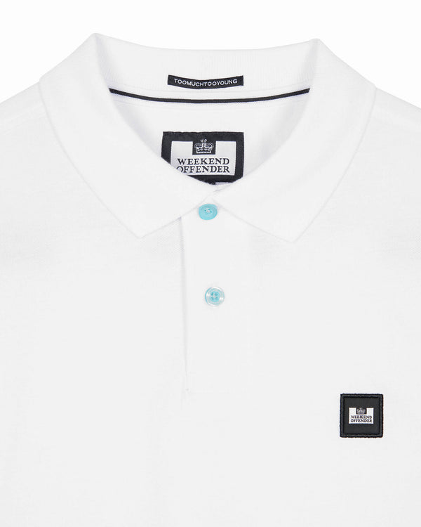 Plus Size - Caneiros Polo Shirt White