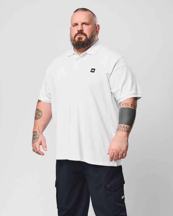 Plus Size - Heathcote Polo Shirt White
