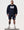 Taglie forti - Pantaloncini classici Action blu navy