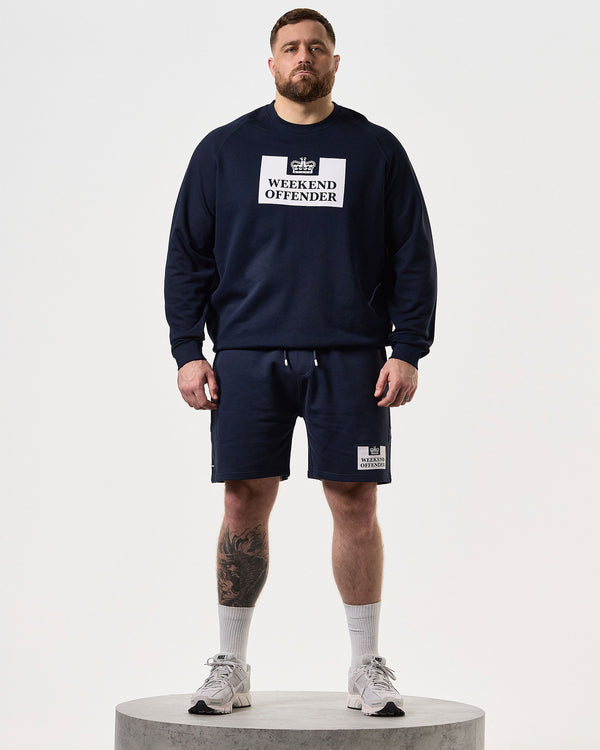 Taglie forti - Pantaloncini classici Action blu navy