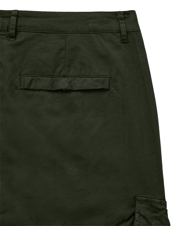 Pantaloni Eldon Relaxed Nero Verde Foresta